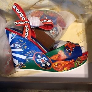 Azura Italian Fashion Sandals with heels! Never worn. With tags.